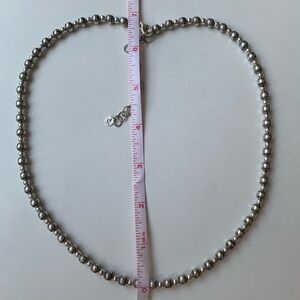 Southwestern sterling 6mm stamped 925 22’ adjustable